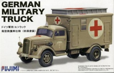 German Military Truck Box Type  - Fujimi