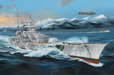 German Scharnhorst Battleship 1:200 - Trumpeter