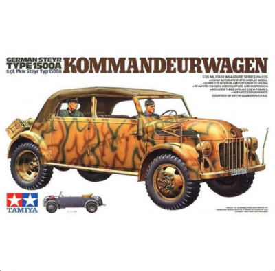 German Steyr Type 1500A Kommandeurwagen (1:35) - Tamiya