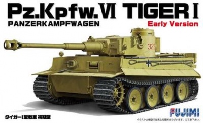 German Tiger Tank I 1:72 - Fujimi