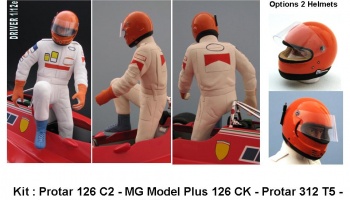 Driver Figure Villenue Ferrari 126 1/12 - GF Models