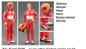Driver Figure Schumacher Ferrari - GF Models