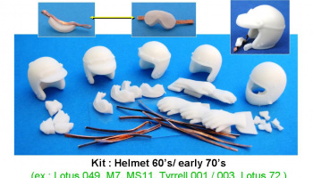 Helmets 60s/70s 1/20 - GF Models