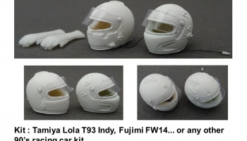 Helmets 2pcs Lola, T93, FW14 - GF Models