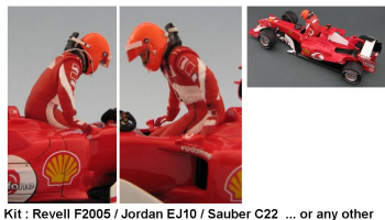 Driver Figure Schumacher Ferrari F2005 1:24 - GF Models