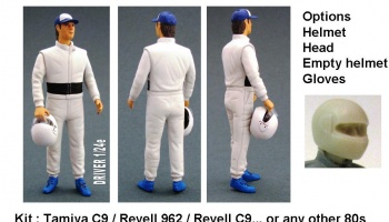 Driver Figure Schlesser Sauber, Porsche 1:24 - GF Models