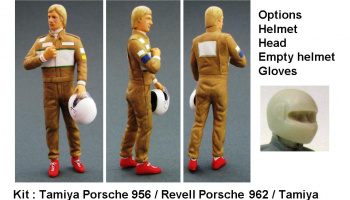 Driver Figure Bell Porsche 1:24 - GF Models