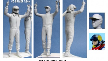 Co-Driver Figure WRC PoloR 1:24 - GF Models