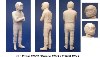 Driver Figure Ferrari 126 1/24 - GF Models