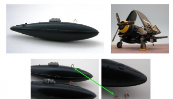 Auxiliary fuel tank F4U-1 1/72 - GF Models