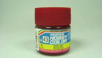 UkončenoHobby Color H 043 - Wine Red - Vínově červená 10ml - Gunze