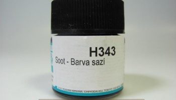 Hobby Color H 343 - Soot - Barva sazí - Gunze