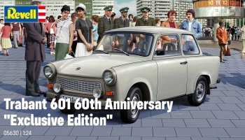 Gift-Set auto 05630 - 60th Anniversary Trabant 601 (1:24) - Revell
