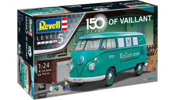 Gift-Set auto 05648 - 150 Years of Vaillant (VW T1 Bus) (1:24) - Revell