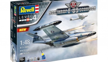 Gift-Set letadlo  50th Anniersary "Northrop F-89 Scorpion" (1:48) - Revell