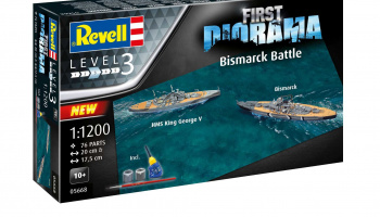 Gift-Set lodě - Bismarck Battle (1:1200) - Revell
