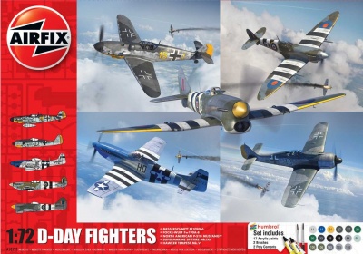 Gift Set letadla A50192 - D-Day Fighters (1:72) - Airfix