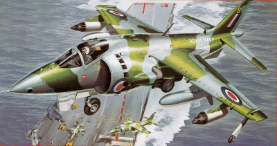 Gift-Set letadlo 05690 - Harrier GR.1  (1:32) - Revell