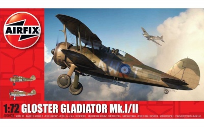 Gloster Gladiator Mk.I/Mk.II (1:72) Classic Kit A02052A - Airfix