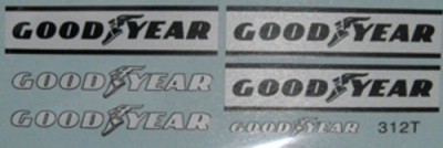 Goodyear decal for Tamiya Ferrari 312T 1/12 - MSM Creation