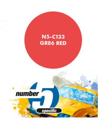 GR86 Red  Paint for Airbrush 30 ml - Number 5