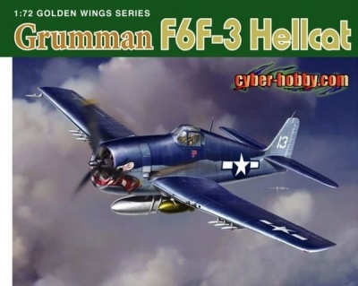 Grumman F6F-3 Hellcat (Golden Wings Series) 1/72 - Dragon