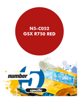 GSX R750 Red Paint for Airbrush 30 ml - Number 5
