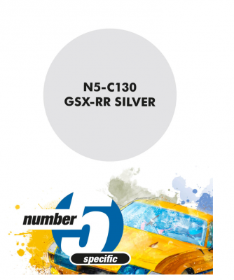 GSX-RR Silver  Paint for Airbrush 30 ml - Number 5