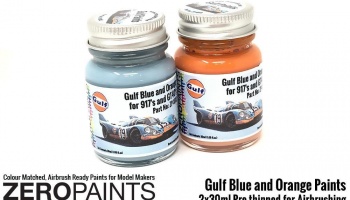 Ford GT40 and Porsche 917K - Gulf Blue/Orange - Zero Paints