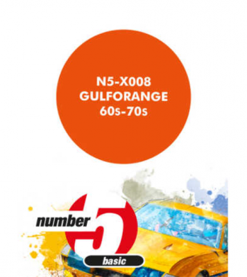 Gulforange 60s-70s  Paint for Airbrush 30 ml - Number 5