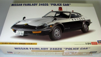SLEVA 364,-Kč 40% DISCOUNT - Nissan Fairlady 240ZG "Police Car" - Hasegawa