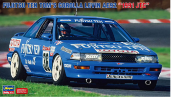 Fujitsu Ten Tom's Corolla Levin AE92 "1991 JTC"  1/24 - Hasegawa