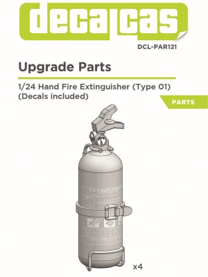 Hand fire extinguisher - Type01 1/24 - Decalcas