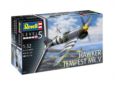Hawker Tempest V (1:32) Plastic Model Kit 03851 - Revell