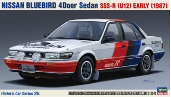 Nissan Bluebird 4Door Sedan SSS-R (U12) Early (1987) 1/24 - Hasegawa