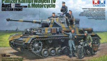 35% SLEVA 35% DISCOUNT - Pz.IV.G & Motorcycle EF 1/35 - Tamiya