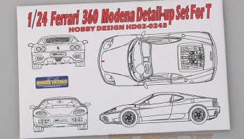 Ferrari 360 Modena Detail-up Set For T - Hobby Design