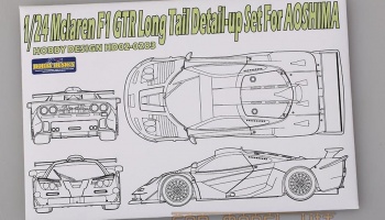 Mclaren F1 GTR Long Tail Detail-up Set For A - Hobby Design