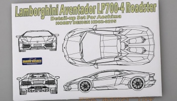Lamborghini Aventador LP700-4 Roadster Detail-up Set For Aoshima - Hobby Design