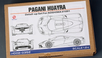 Pagani Huayra Detail-UP Set For Aoshima - Hobby Design