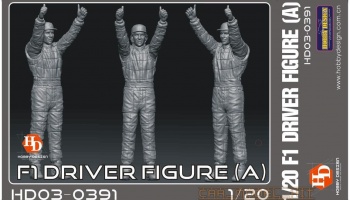 F1 Driver Figure (A) 1/20 - Hobby Design