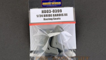 SLEVA 15% DISCOUNT - Bride Gardis III Racing Seats 1/24 - Hobby Design