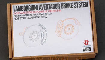 Lamborghini Aventador Brake System For Autoart LP 700 Model Detail-up Set 1/18 - Hobby Design