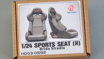 Sports Seats (H) Edirb Stradia (Resin+Decals+PE) 1/24 - Hobby Design