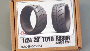 20' Toyo R888R (275/30 R20) Tires 1/24 - Hobby Design