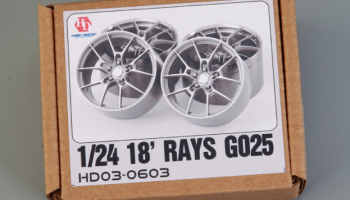 18' Rays G025 Wheels  (Resin+Metal Wheels ) 1/24 - Hobby Design