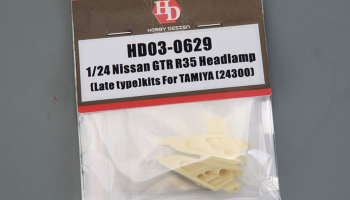 Nissan GTR R35 Headlamp(Late Type) Kits For Tamiya 24300 ( Resin+PE) - Hobby Design