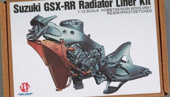 Suzuki GSX-RR Radiator Liner Kit 1/12 - Hobby Design