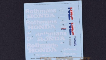Honda NSR500 89' Logo Rothmans 1/12 - Hobby Design
