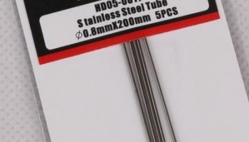 Trubice z nerezové oceli Stainless Steel Tube 0.8mm*200mm - Hobby Design